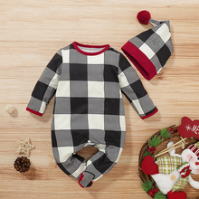 Load image into Gallery viewer, Christmas Plaid Jumpsuit - Glitzy Tots Kid Apparel
