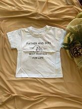 Load image into Gallery viewer, New Fist Bump Father and Son Bestfriends T-shirt - Glitzy Tots Kid Apparel
