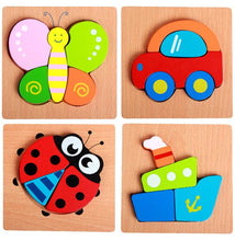 Load image into Gallery viewer, Wooden Chunky Jigsaw Puzzles - Glitzy Tots Kid Apparel
